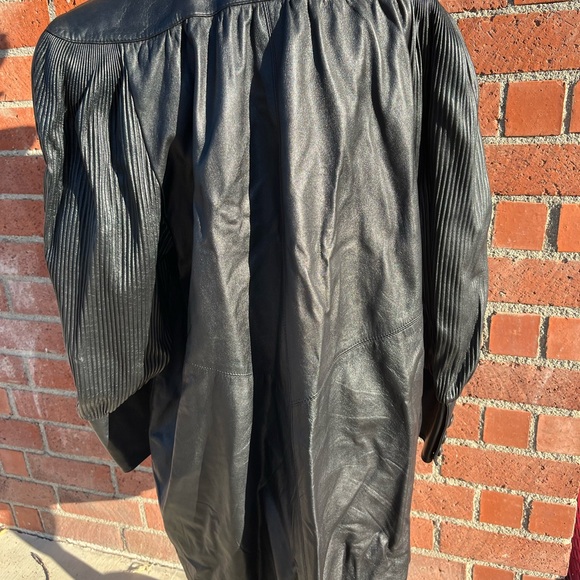 Vintage Dero By Rocco D’amelio Leather Coat, Black, Size L - Picture 5 of 15